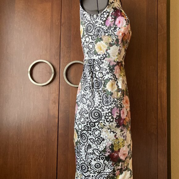 Joseph Ribkoff Floral Print Dress size 4 - Picture 5 of 13